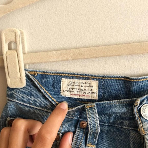 levis 501 bermuda jean short - Picture 1 of 4